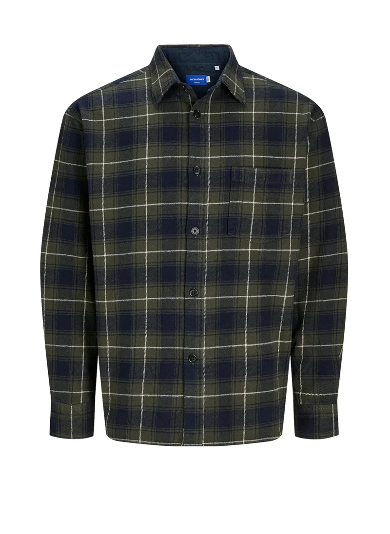 جاك اند جونز Checked Relaxed Fit Shirt