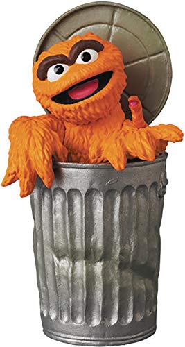 MEDICOM Sesame Street Oscar The Grouch Original Orange Version Ultra Detail Figure - Image 1