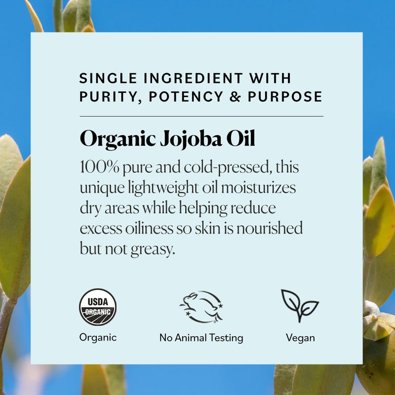Sky Organics Organic Jojoba Oil for Face, Balancing Oil for Light Hydration & Helps Reduce Excess Oiliness, Suitable For Oily, Combination Skin, 100% Pure & Cold-Pressed, 4 fl. Oz - Image 5