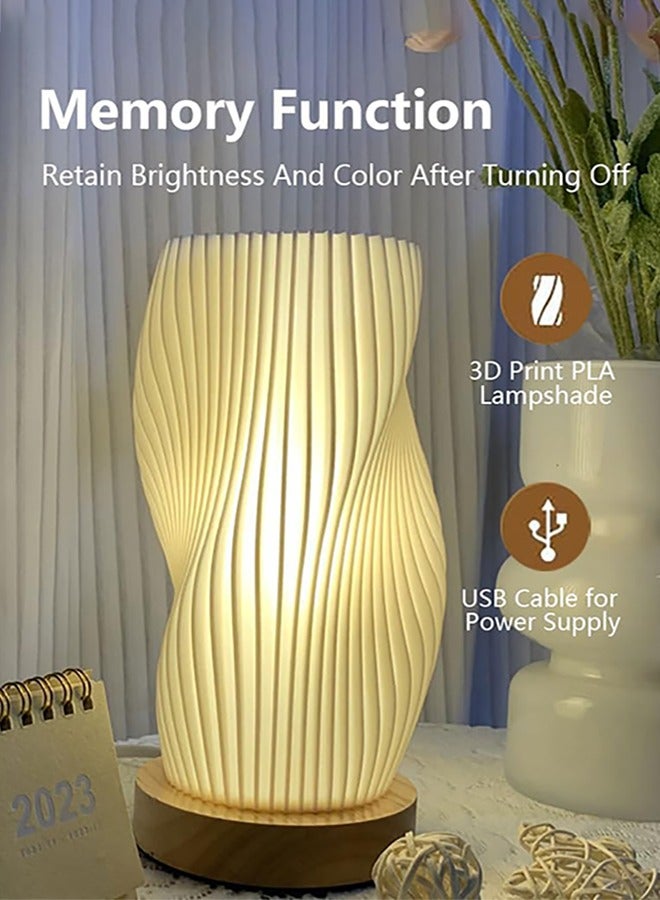 جارلو قاعدة خشبية مصباح السرير - غرفة نوم زر التحكم مصباح طاولة قابل للتعديل مع جيش التحرير الشعبى الصينى عاكس الضوء ، تنطبق على غرفة المعيشة ، غرفة الطفل ، جامعة عنبر ، مكتب - Image 5