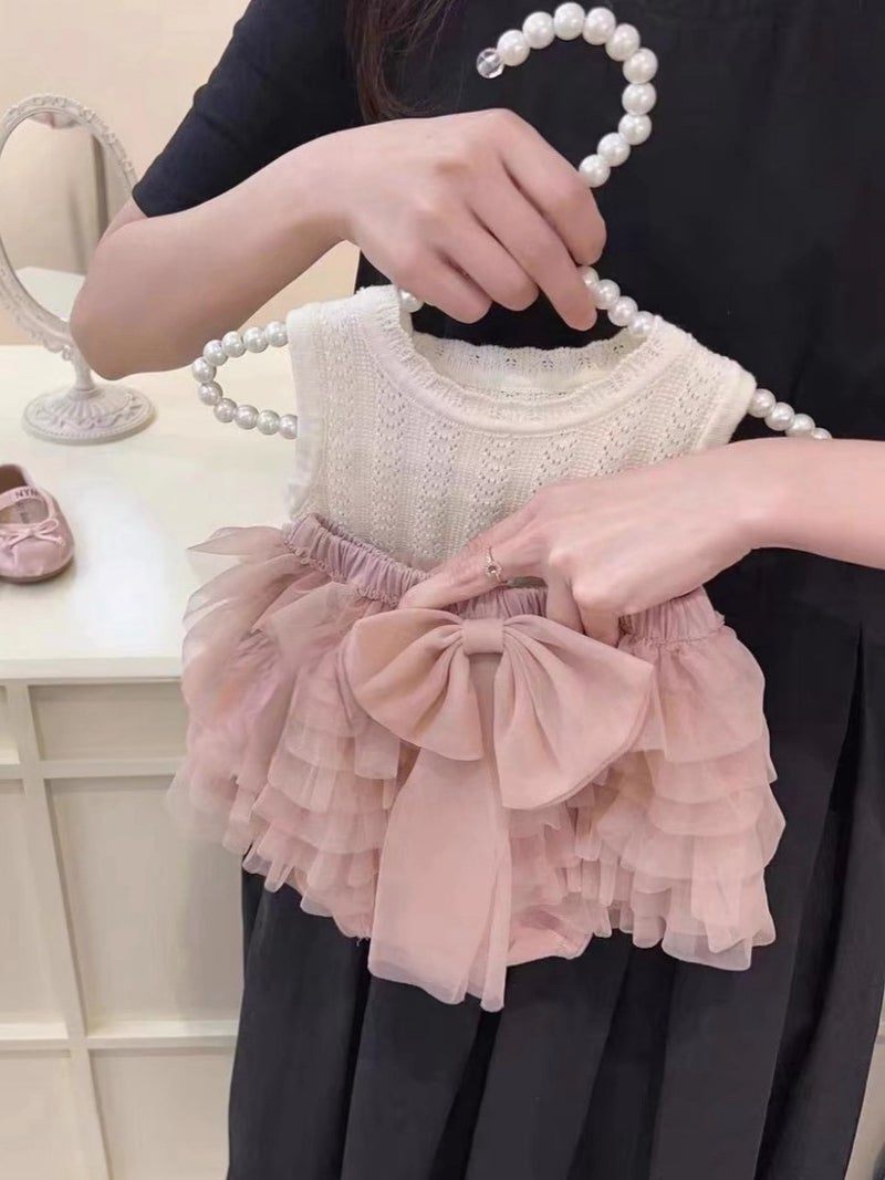 Girls' Summer Mesh Tutu Princess Skirt 2025 Tutu Princess Dress Children'S Puffy Half Skirt Stylish Wrap Skirt - Image 3