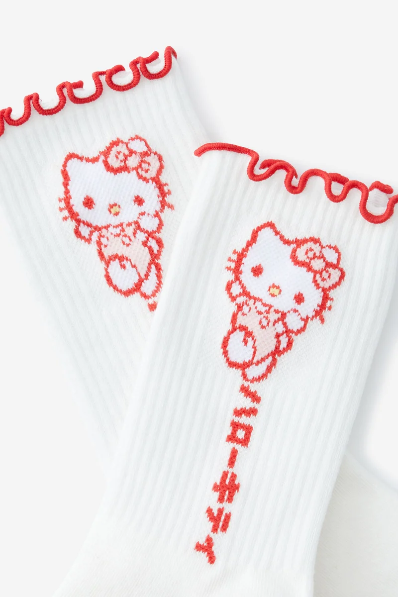 تايبو Hello Kitty Crew Sock S/M