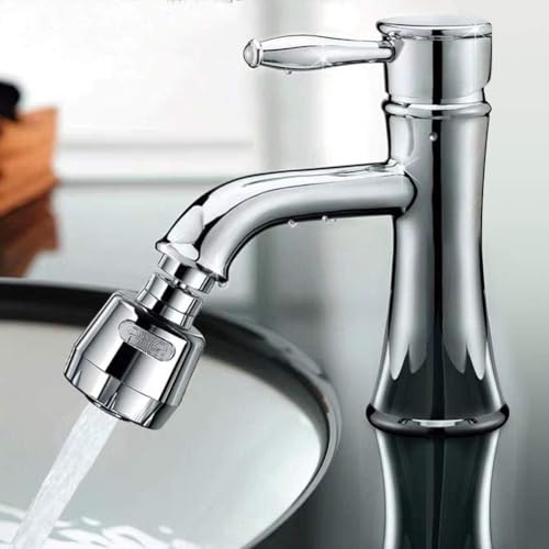 DHRUSIMI 360 Degree Water Swivel Tap Aerator Swivel,Splash-Proof Splash Head for Bathroom Kitchen Tap Nozzle Filter Water Saving Faucet Extender Color very may (Faucet A) - Image 4