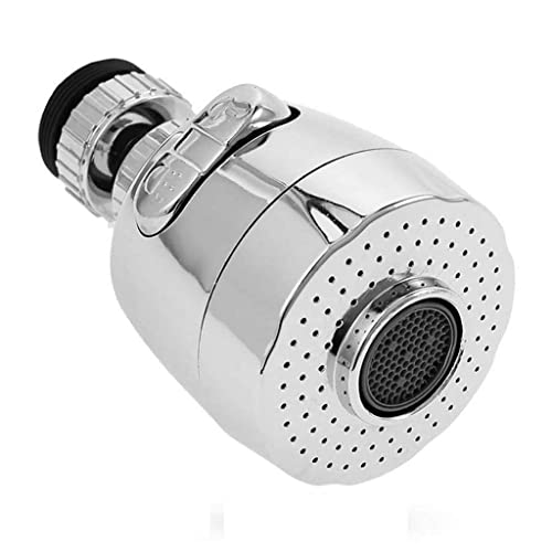 DHRUSIMI 360 Degree Water Swivel Tap Aerator Swivel,Splash-Proof Splash Head for Bathroom Kitchen Tap Nozzle Filter Water Saving Faucet Extender Color very may (Faucet A) - Image 1