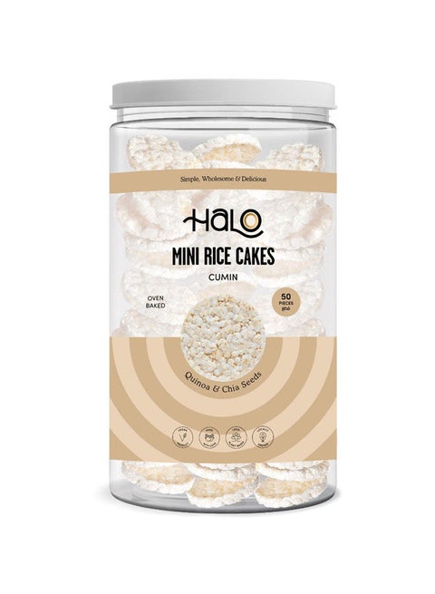 مينى رايس كيك بطعم الكمون 50 قطعه