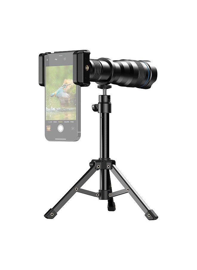 APEXEL APEXEL Mobile Phone 36X Telephoto Lens Kit with Metal Tripod Universal Phone Clip Lens Bag  - Image 1