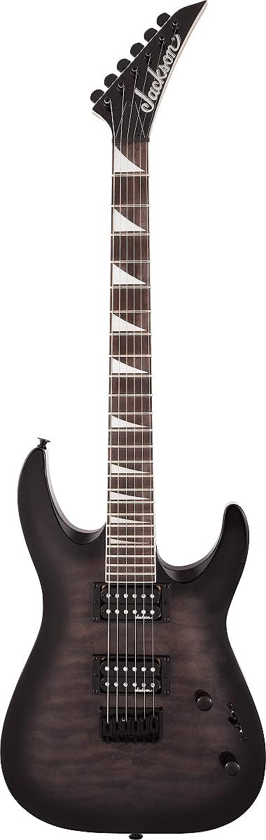 Jackson Jackson JS Series Dinky Arch Top JS32Q DKA HT Electric Guitar  Transparent Black Burst - Image 4