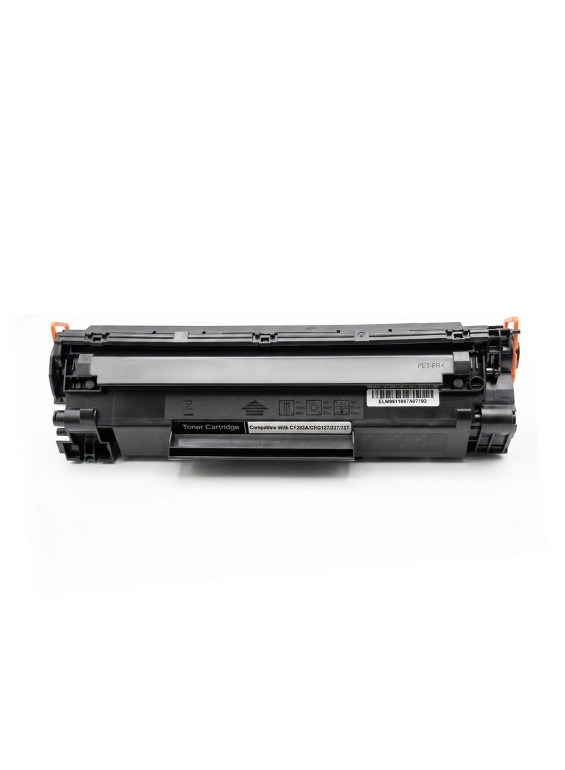 طباعة الذهب Gold Print Premium Toner CartridgeCF287A 83A 137 337 737  Black  Compatible For  Canon Satera MF222dwl, 249dw, 242, MF229dw, MF226dw, MF227DW, MF224dw, MF222dw, MF216N, Canon imageCLASS LBP151dw, 243d, 229dw, 212w, 211, 216n, MF249dw, 246dn, 244dw, 236n, 233n, 232w, 226dn, 215, 223d, D570, Canon I-SENSYS LBP151dw, MF231, MF232w, MF235, MF237w, MF241d, MF244dw, MF246dn, MF247dw, MF249dw, HP LaserJet Pro MFP M125, 127fn, 127fw, HP laserJet Pro M225dn, M225DW, M225rdn, M201dw, M201n, Toner: Refined toner is infinitely close to original toner to achieve high color printing. - Image 2