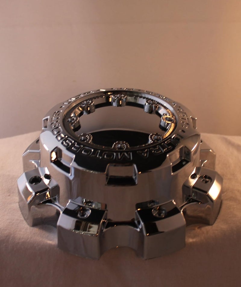 Ultra طقم غطاء مركز عجلات كروم مخصص من الترا موتورسبورتس مجموعة من 4 رقم: 89-9879 C800806c - Image 2