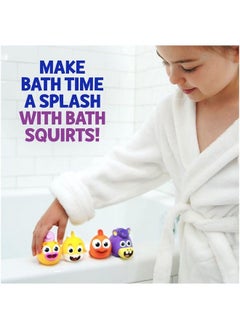 WowWee Baby Shark Big Show! Bath Toy Bundle 15 Pieces Kids Bath Toys  - Image 4