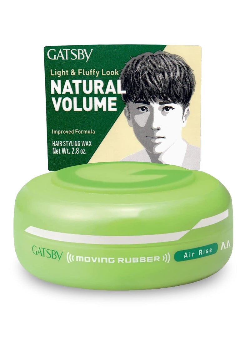 GATSBY Moving Rubber Air Rise Hair Wax, English Version, 80g/2.8oz - pzsku/ZE4503201574DDAF4E40EZ/45/_/1732615978/a0b39efb-6556-4bf1-8dab-a1bd0a561f45