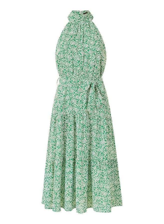 MELA LONDON Floral Halter Midi Dress - Image 5