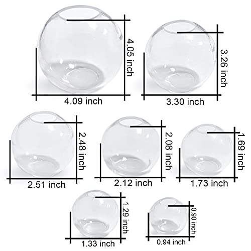 RESINWORLD Set of 4, 3", 2.5", 2", 1.7", 1.3", 0.9" Clear Silicone Sphere Molds, Large 3D Seamless Sphere Silicone Molds for Resin Casting, Round Ball Orbs Epoxy Resin Mold for Jewelry, Soap, Candle - Image 2