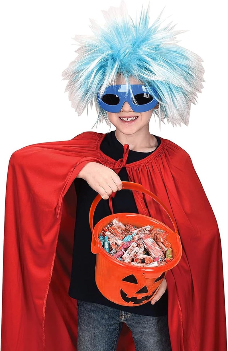 GiftExpress Light Up Halloween Pumpkin Bucket - Plastic Jack O Lantern w/Glow in The Dark Handles & 3 LED Lights - Trick Or Treat Candy Basket & Cauldron Decoration Pail for Kids - Image 4
