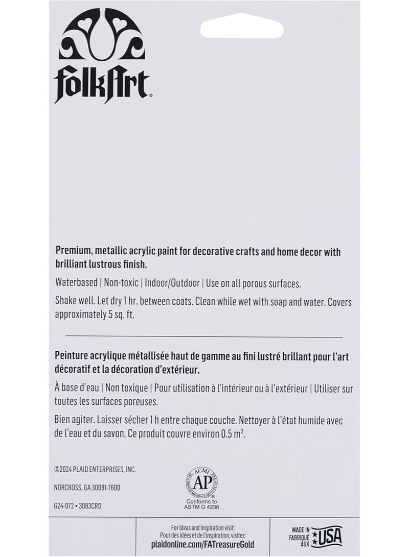 بلايد طلاء فولكارت تريجر جولد 3083، لون ذهبي وردي لامع، 59 مل - Image 4