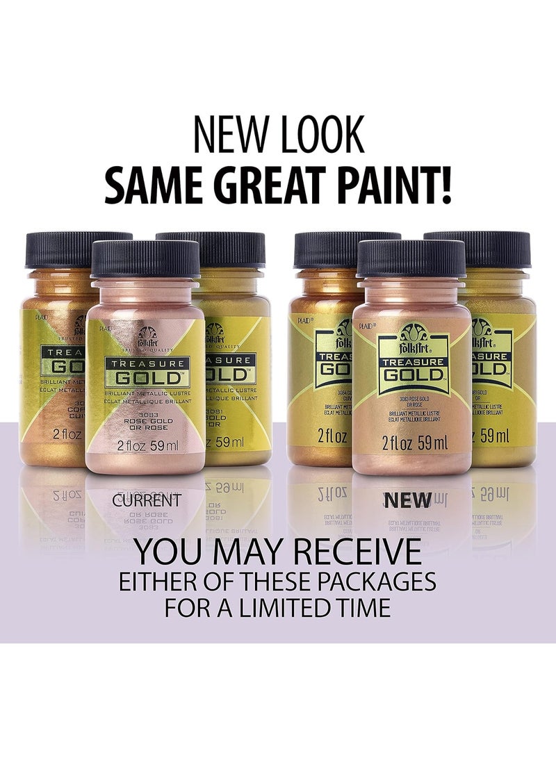 بلايد طلاء فولكارت تريجر جولد 3083، لون ذهبي وردي لامع، 59 مل - Image 5