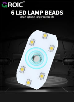 GROIC 2Pcs Wireless Led Lights for Car Interior, Car Led Lights Interior, USB Rechargeable Automotive Neon Accent Light Kits, Free Installation of Magnetic Car Interior Lights (7colors)  - Image 4