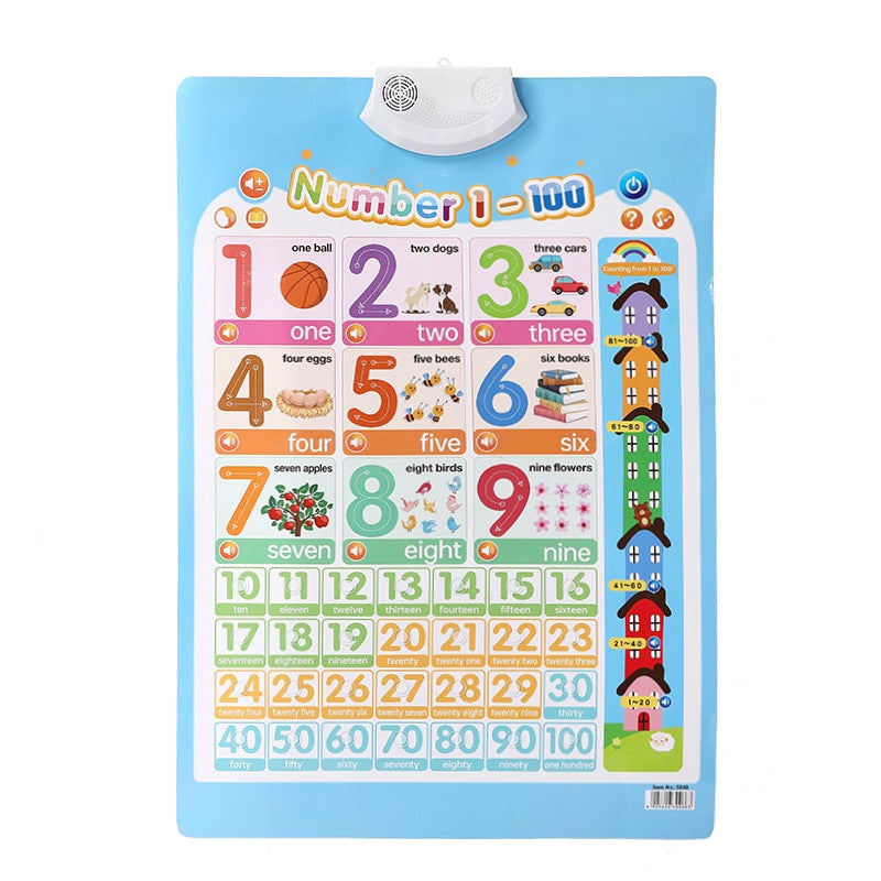 Children's Audio Flip Chart Reading Literacy English Learning Machine - Fun Interactive Educational Toy