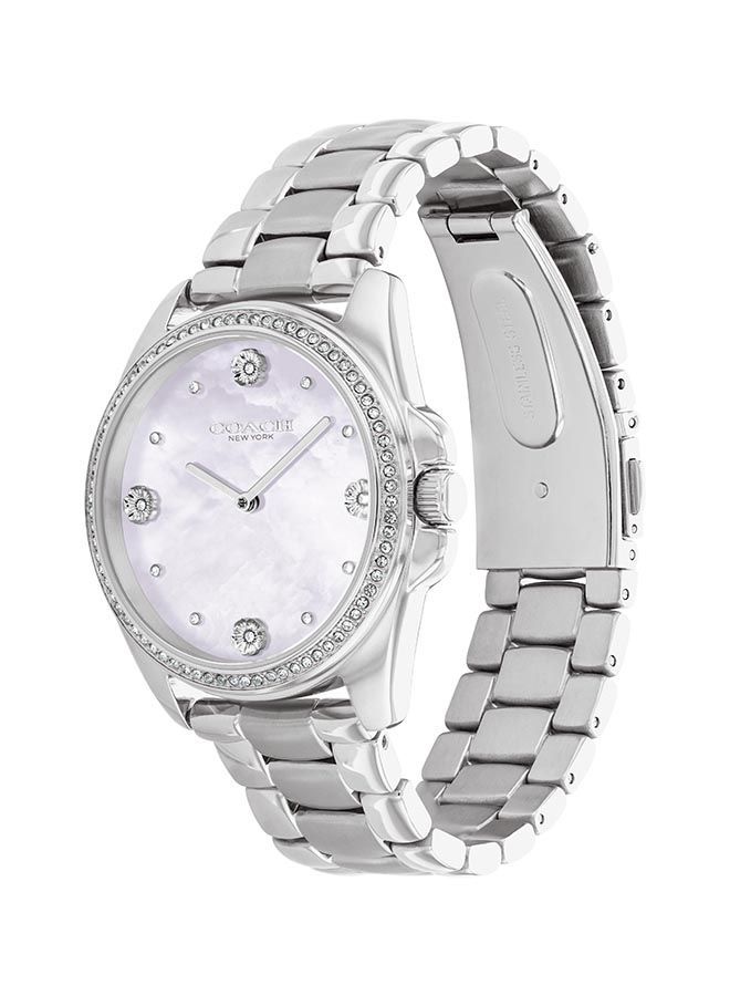 COACH Women Analog Round Shape Stainless Steel Wrist Watch 36 mm - Image 2