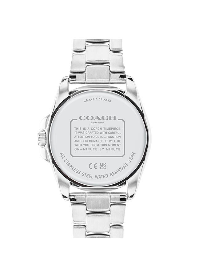 COACH Women Analog Round Shape Stainless Steel Wrist Watch 36 mm - Image 3