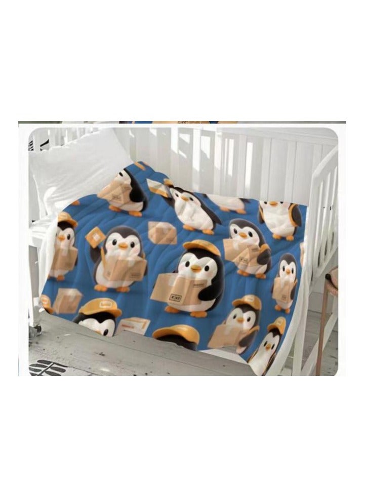 general Children's or student cartoon flannel thin blanket (warm and comfortable, suitable for sleep, games) 100cm*150cm - 736 - Image 3