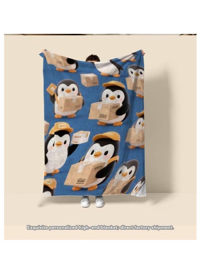 general Children's or student cartoon flannel thin blanket (warm and comfortable, suitable for sleep, games) 100cm*150cm - 736 - Image 4