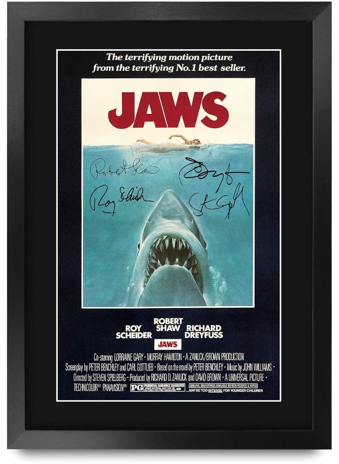 HWC Trading Jaws Movie poster with autograph - signed  - Image 1