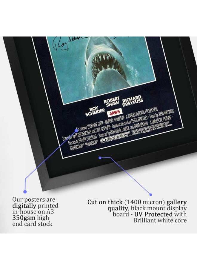 HWC Trading Jaws Movie poster with autograph - signed  - Image 4