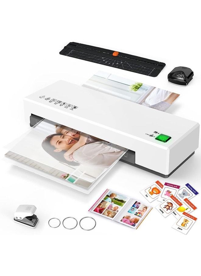 Taimi Laminator SL266 A4 A5 A6 Hot and Cold Laminator Set with Round Corner Puncher and Paper Cutter  - Image 2