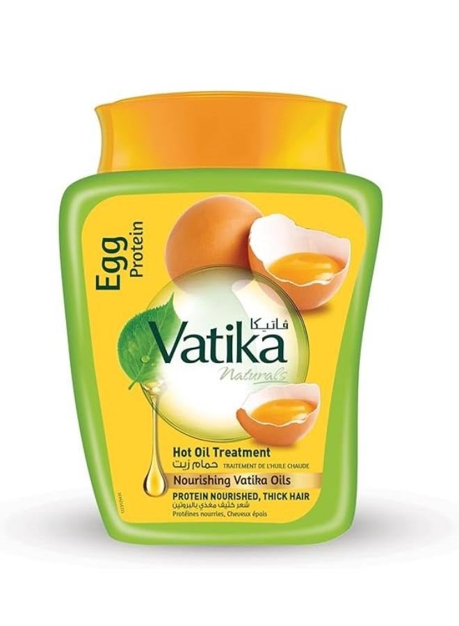 فاتيكا ناتشورالز حمام الزيت الساخن ببروتين البيض و زيوت فاتيكا المغذية، 1 كجم - Image 1
