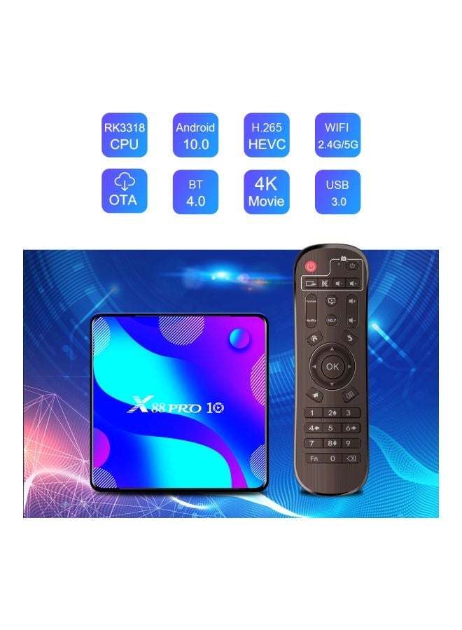 NIBEMINENT Android Smart TV Box X88 Pro Black/Blue/Pink  - Image 5
