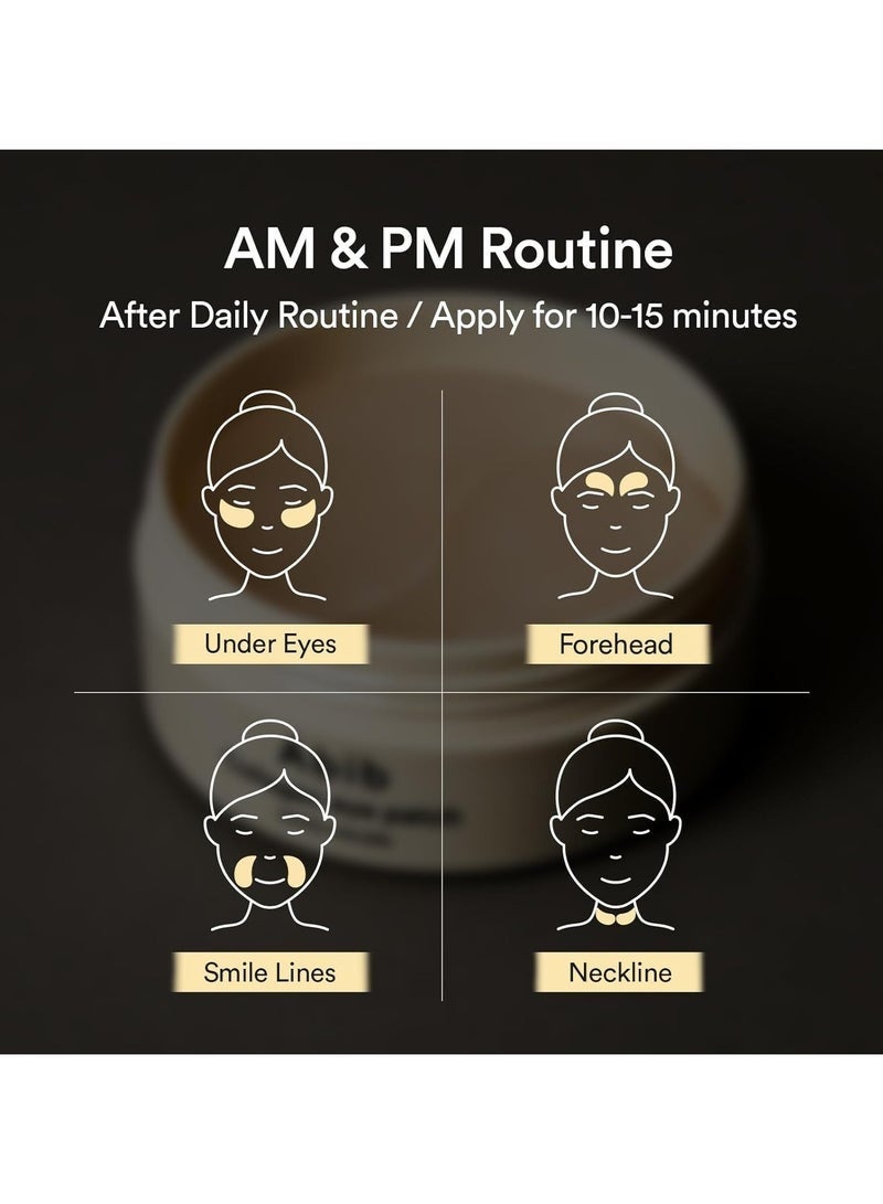 abib لصقات العين بالكولاجين من وردة جيريشو، لصقات تحت العين للانتفاخ والهالات السوداء، عناية مضادة للتجاعيد مع الكولاجين، تركيبة مرطبة ومضادة للأكسدة، العناية بالبشرة الكورية - Image 3