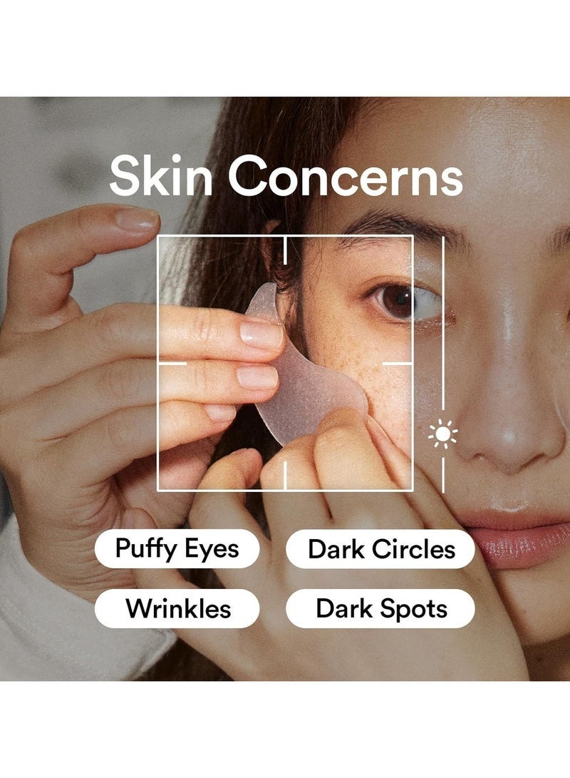 abib لصقات العين بالكولاجين من وردة جيريشو، لصقات تحت العين للانتفاخ والهالات السوداء، عناية مضادة للتجاعيد مع الكولاجين، تركيبة مرطبة ومضادة للأكسدة، العناية بالبشرة الكورية - Image 4