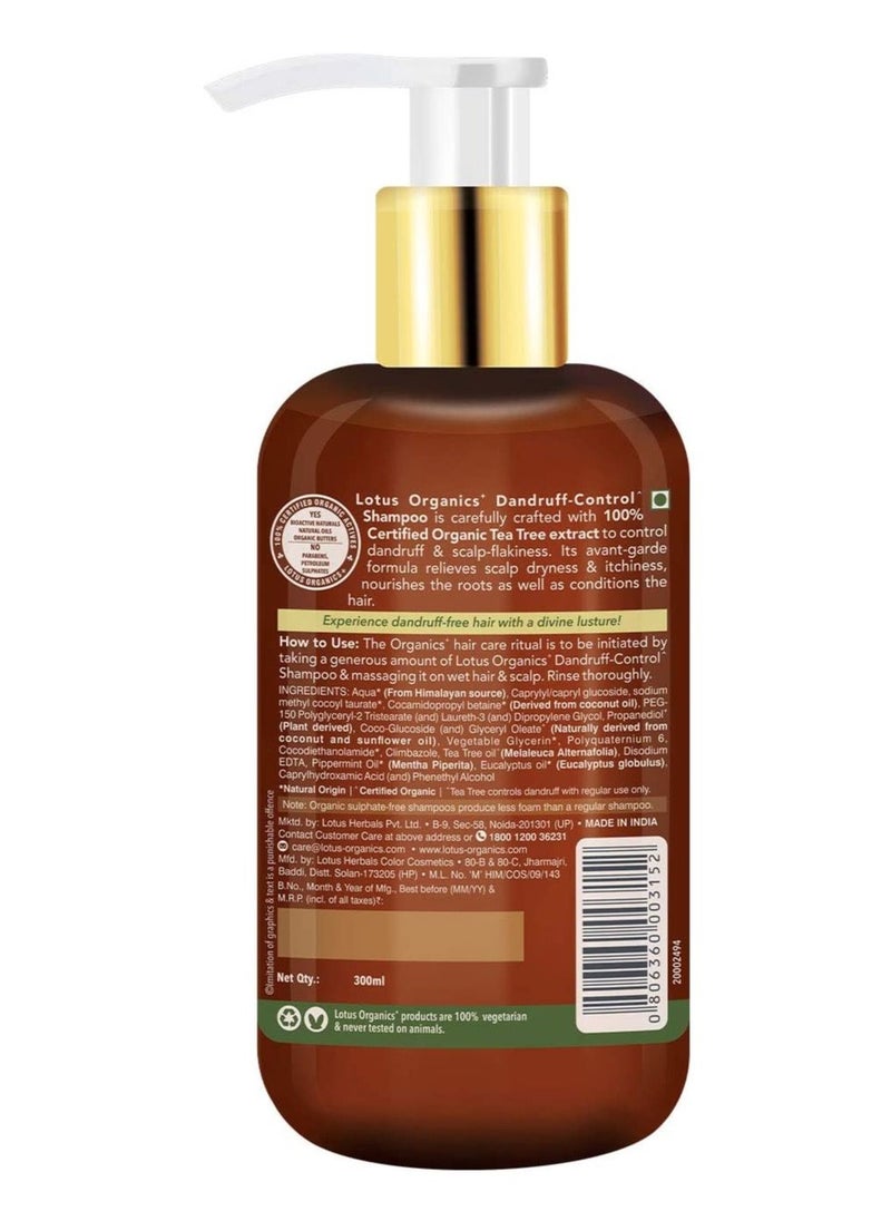 Lotus Organics+ - Lotus Organics+ Dandruff Control Shampoo 300ml - Image 1