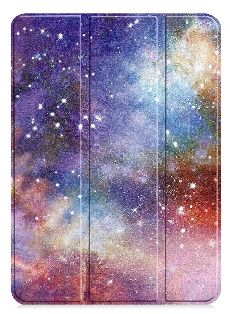Slim Stand Hard Back Shell Smart Cover Case for iPad Pro13 Inch, Auto Wake/Sleep (Milky Way) - Image 5