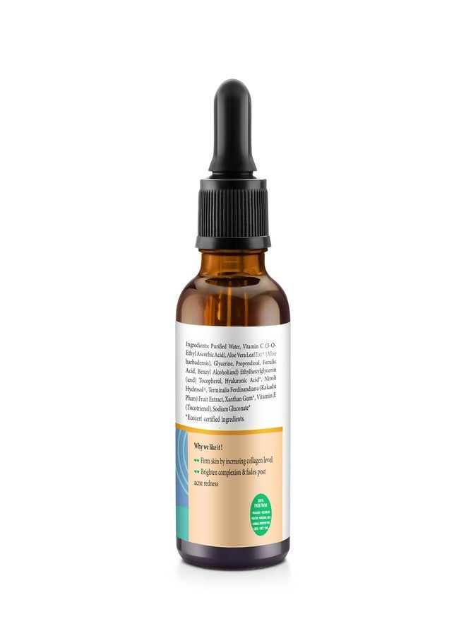 Lass Natural 20% Vitamin C Skin Care Serum | Dark Spots | Reduces Pigmentation | Boosts Collagen | Brightening and Nourishing Skin | Suitable For All Skin Types | 30ml - Image 2