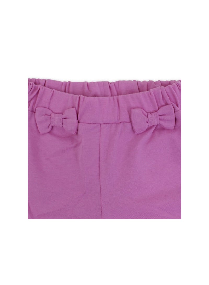 Pompelo Baby Girls Cotton Short – Fuchsia - Image 3