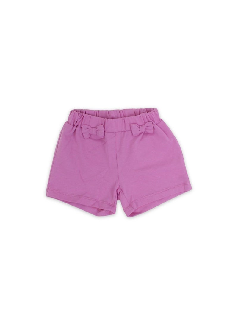 Pompelo Baby Girls Cotton Short – Fuchsia - Image 1
