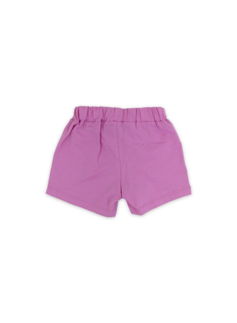 Pompelo Baby Girls Cotton Short – Fuchsia - Image 2