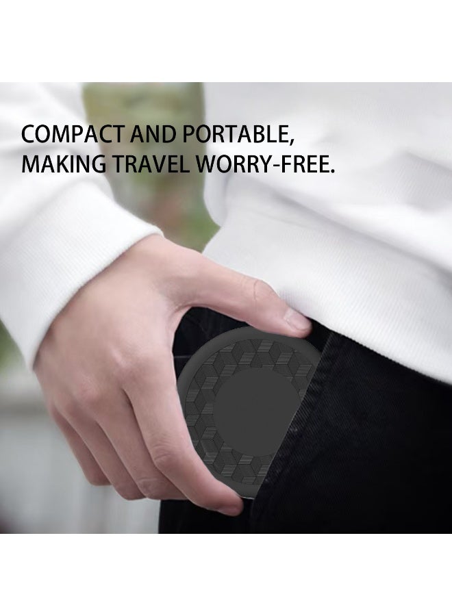 ACYYH Portable Data Cable Organizer with Cell Phone Holder，black - Image 4