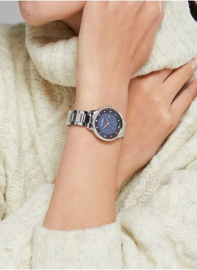 Alba - SEIKO ALBA series elegant classic new exquisite waterproof simple temperament watch quartz movement stainless steel strap Japanese and Korean watch women's watch blue dial AH7W29X1 - Image 1