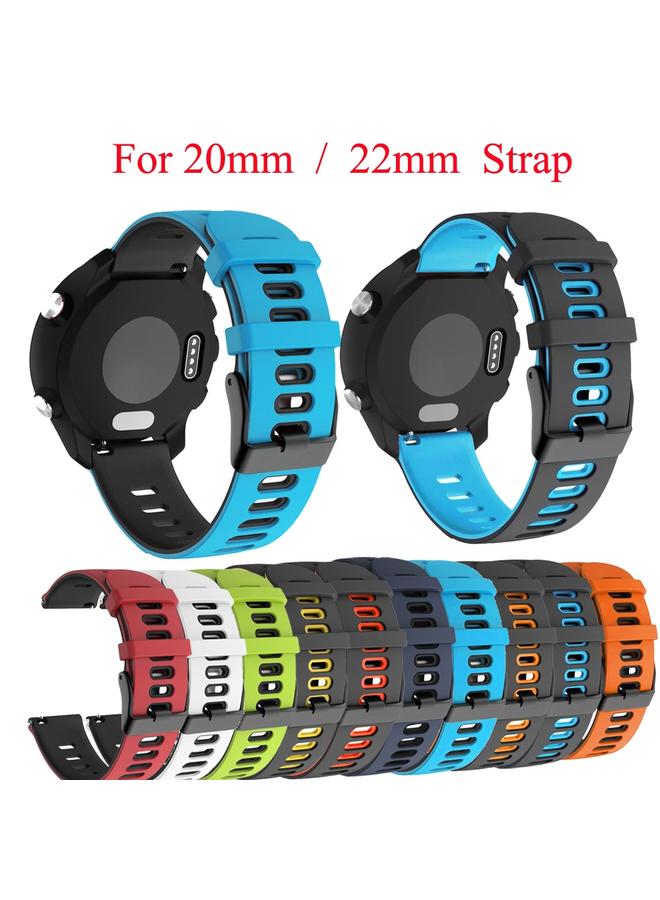 erorex Replacement Band For Honor Watch Dream 22mm Mixed-Color Silicone Watch Band - Image 3