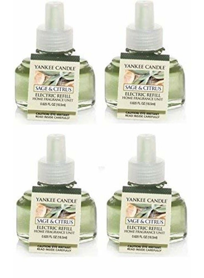 YANKEE CANDLE Sage and Citrus ScentPlug Refill 4-Pack