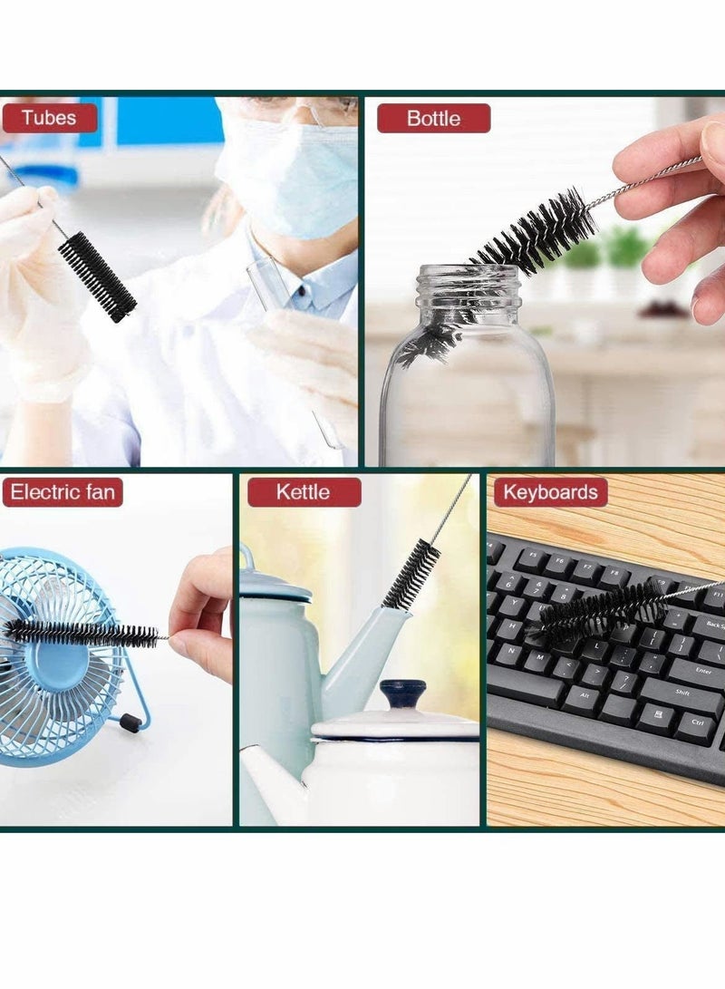 Nylon Tube Brush Cleaner Pipe Cleaning Kit for Drinking Straws Glasses Keyboards Jewelry 10 Brushes Baby Bottle Flask Straw  - Image 2