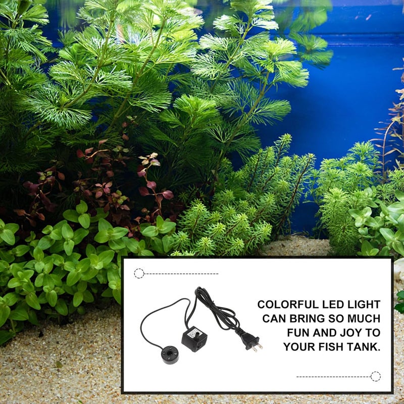 VICASKY Submersible Water Pump 2w Quiet Mini Fish Tank Circulation Pump with Colorful LED Lights Ac110v for Aquarium Fountain Supplies - Image 5