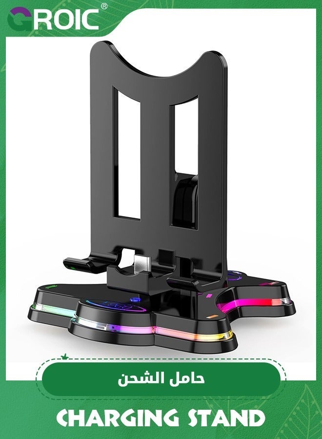 GROIC Switch Charger Stand for Nintendo Charging Dock Station Accessories Lite/OLED Portable Djustable with USB Type-C Port Plug and Play - Image 1