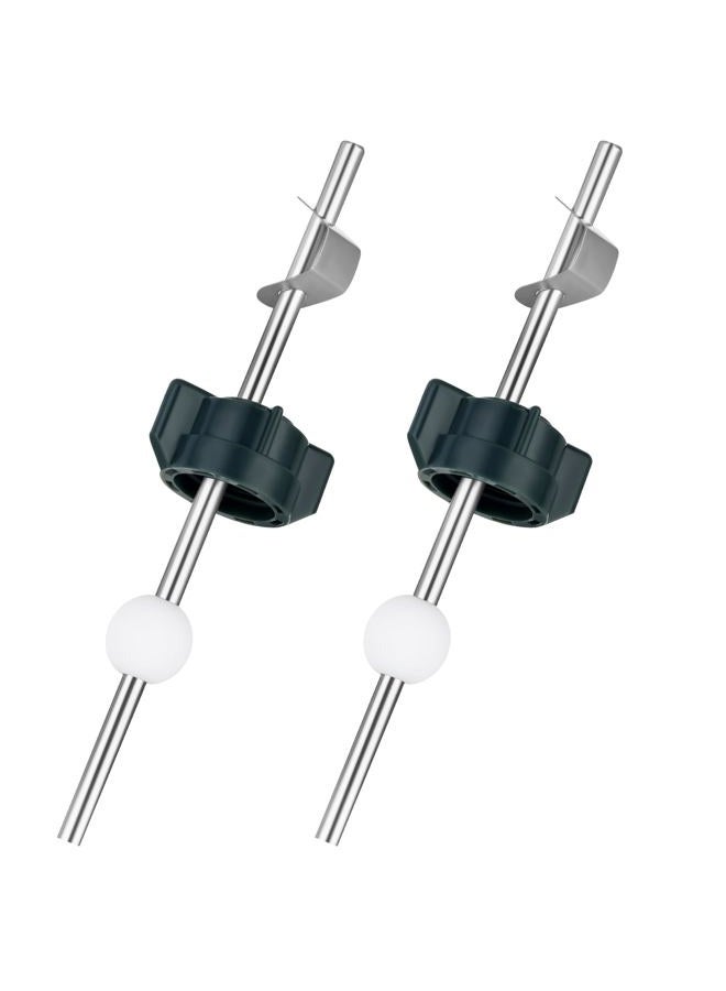 FOJOO Bathroom Sink Stopper Replacement Kit - Lavatory Pop Up Center Piece Assembly with Pivot Rod, Compatible with Price Pfister, PS2673 PS469 PSB327, Chrome Metal Drain Repair Parts - Image 1