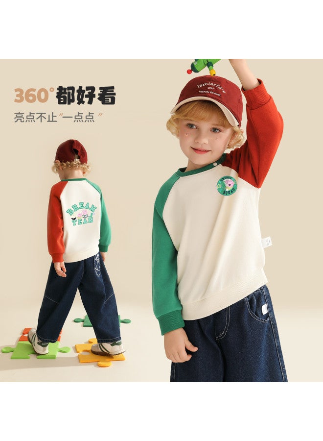 peppa Pig Spring Boys' Comfortable Pullover Hoodie - Stylish & Versatile Baby Hooded Sweatshirt - Image 5