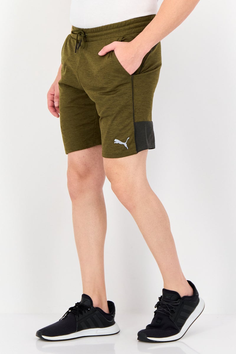 PUMA شورتات رياضية للرجال، مناسبة للمشي، لون زيتوني داكن - Image 2