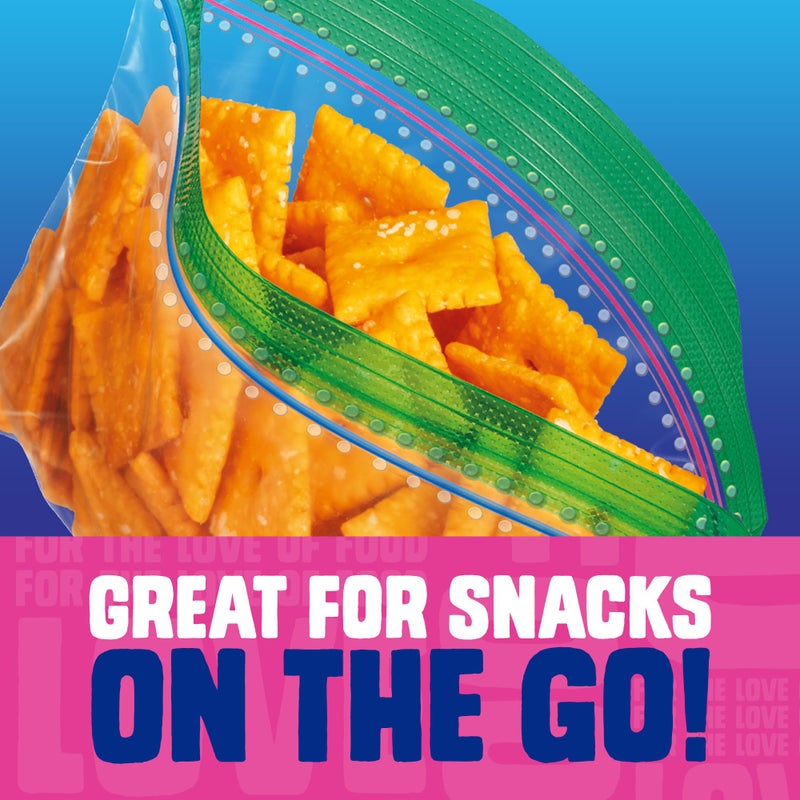 Ziploc Snack Bags, Easy Open and Close, Small Plastic Food Storage Bags, 50 Bags Total - Image 4